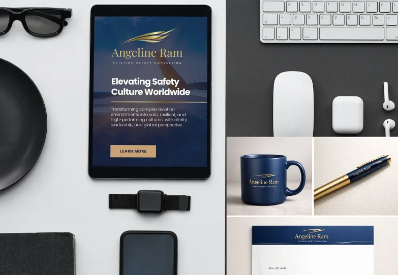 Angeline Ram — brand and website by Great Digital Marketing